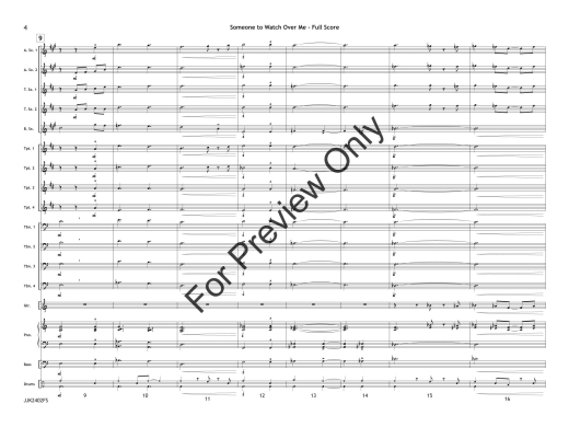 Someone to Watch Over Me - Gershwin/Rowe - Jazz Ensemble - Gr. 3
