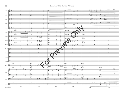 Someone to Watch Over Me - Gershwin/Rowe - Jazz Ensemble - Gr. 3