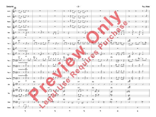 Full House - Montgomery/Kamuf - Jazz Ensemble - Gr. 3.5
