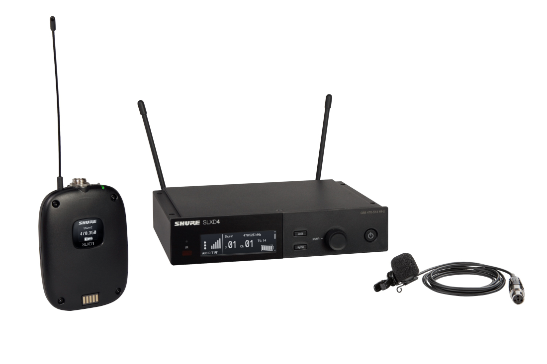 SLXD14/85M Digital Wireless System with WL185m Lavalier Microphone - G58