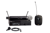 Shure - SLXD124\/85M Digital Wireless Combo System with WL185m Lavalier and SM58 Microphone - H55