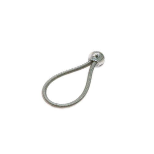 Knotted Elastic Band - Silver, 45 mm