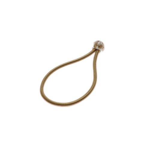 Knotted Elastic Band - Yellow Gold, 70 mm