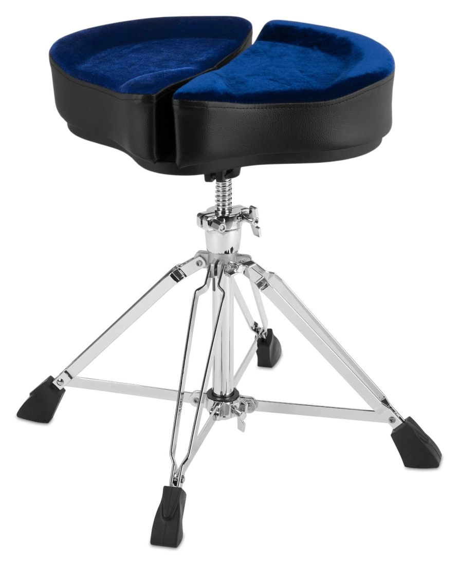 Spinal Glide Saddle Throne with 4 Legs - Blue