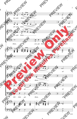 I Got Shoes - Spiritual/Gibbs - SATB