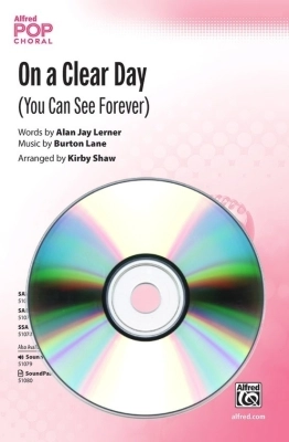 On a Clear Day (You Can See Forever) - Lerner/Lane/Shaw - SoundTrax CD