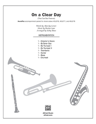 Alfred Publishing - On a Clear Day (You Can See Forever) - Lerner/Lane/Shaw - SoundPax