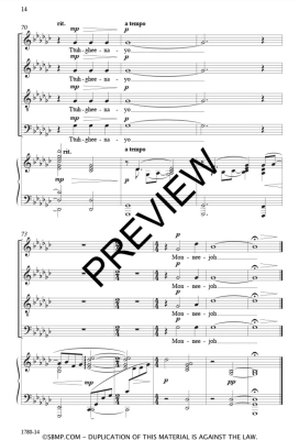 Evocation (Mon-Nee-Joh) - Cho - SATB