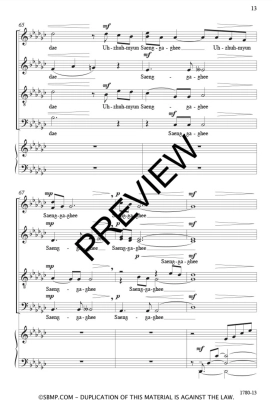 Evocation (Mon-Nee-Joh) - Cho - SATB