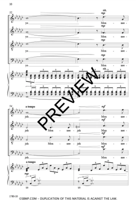 Evocation (Mon-Nee-Joh) - Cho - SATB