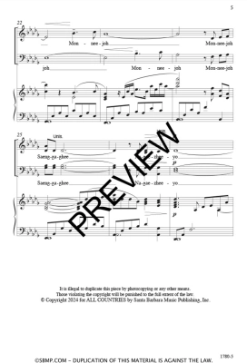 Evocation (Mon-Nee-Joh) - Cho - SATB