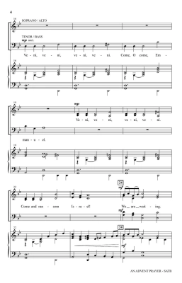 An Advent Prayer - Russian/Martin - SATB