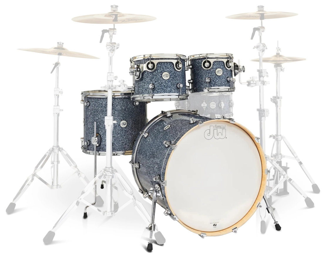 Limited Edition Design Series 4-Piece Shell Pack (22,10,12,16) - Blue Granite