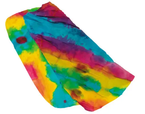 Flute Silk Swab - Tie-Dye Colour