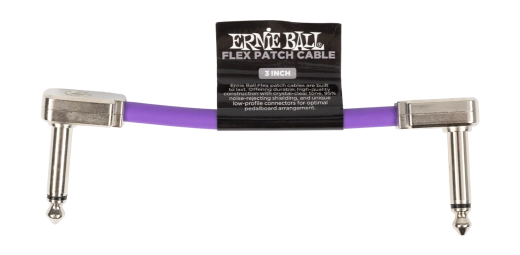 Ernie Ball - 3 Flex Patch Cable - Purple