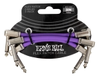 Ernie Ball - 3 Flex Patch Cable - Purple (3-Pack)