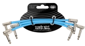 Ernie Ball - 6 Flex Patch Cable - Blue (3-Pack)
