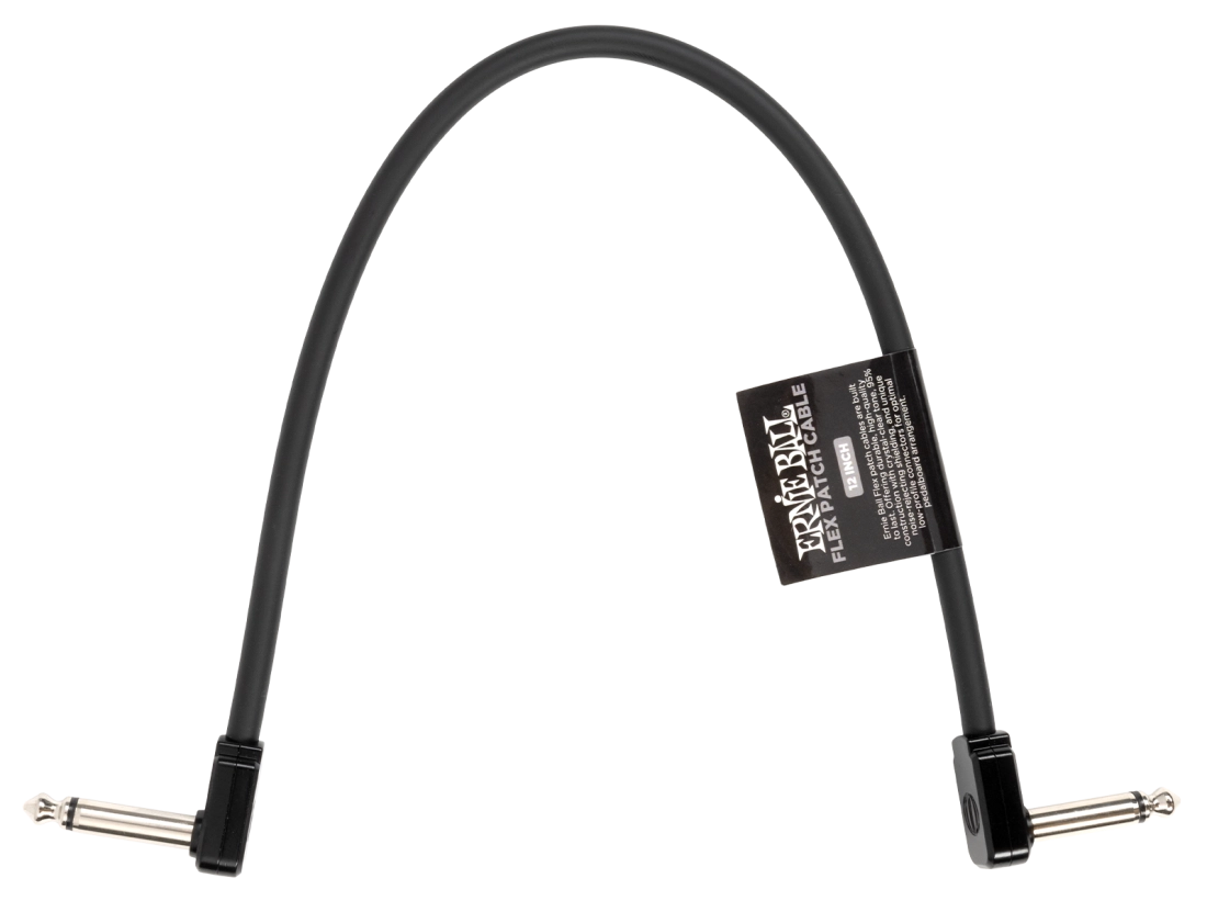 12\'\' Flex Patch Cable - Black