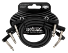 Ernie Ball - 12 Flex Patch Cable - Black (3-Pack)