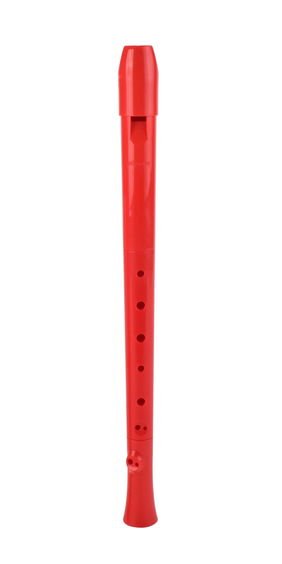 pCorder Plastic Recorder - Red