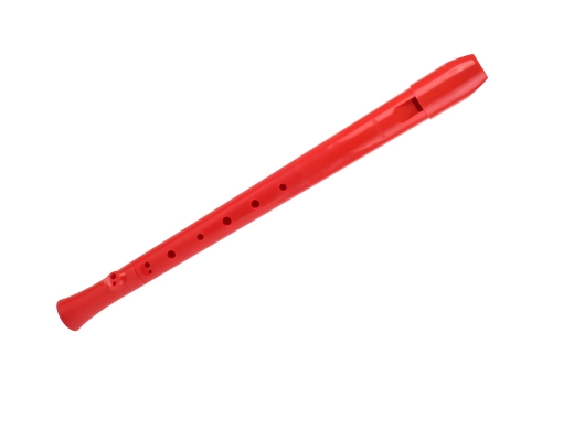 pCorder Plastic Recorder - Red