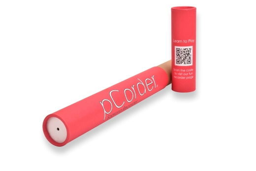 pCorder Plastic Recorder - Red