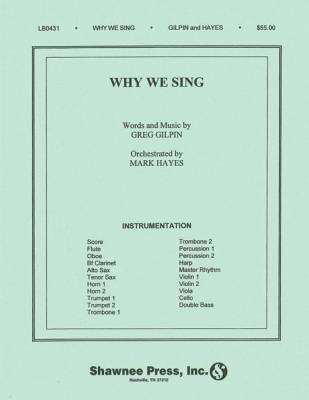 Shawnee Press Inc - Why We Sing