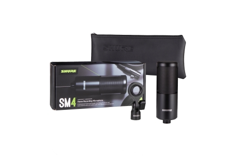SM4 Home Recording Microphone with Hardmount - Black