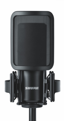 Shure - SM4 Home Recording Microphone with Shockmount - Black