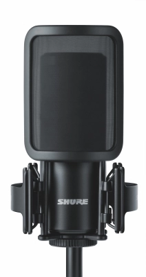 Shure - SM4 Dual Diaphragm Condenser Microphone Kit with Shockmount - Black