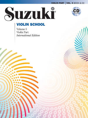 Summy-Birchard - Suzuki Violin School, Volume 5 (International Edition) - Suzuki - Livre/CD