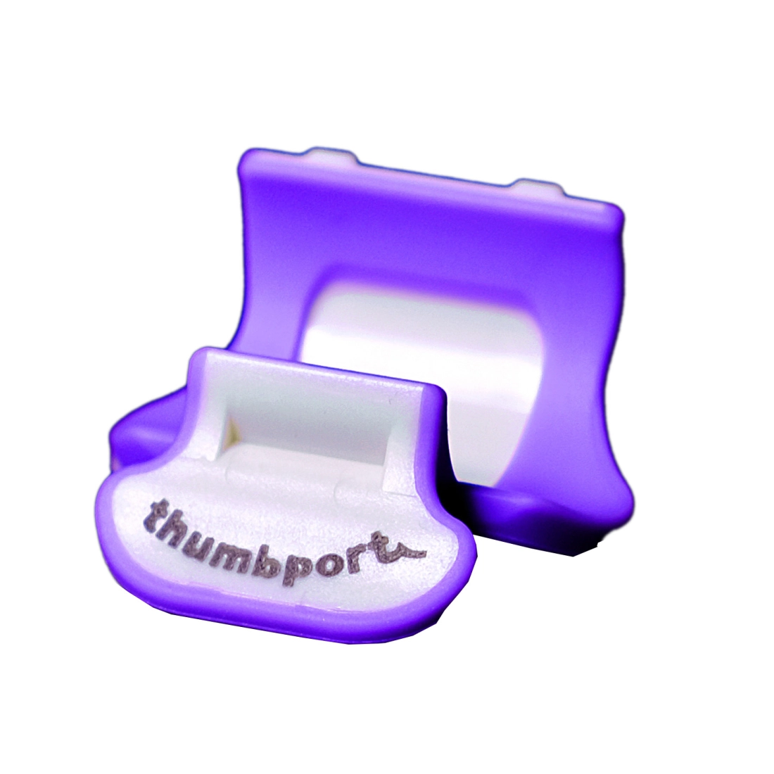 Thumbport Flute Thumbrest - Purple/White