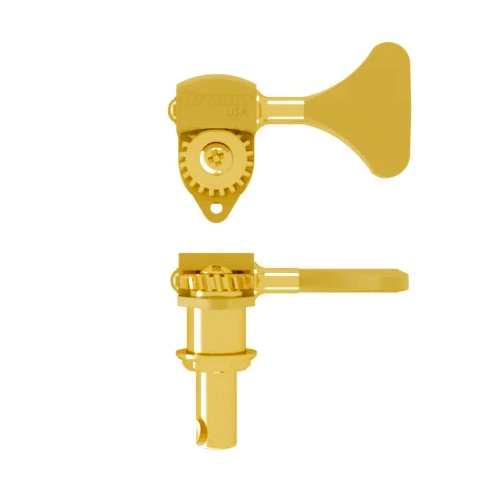 HB6 1/2\'\' Ultralite Bass Tuning Machine, Treble Side, Y Key - Gold