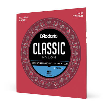 DAddario - EJ27H - Classics Silver Wound/Clear Nylon - Hard