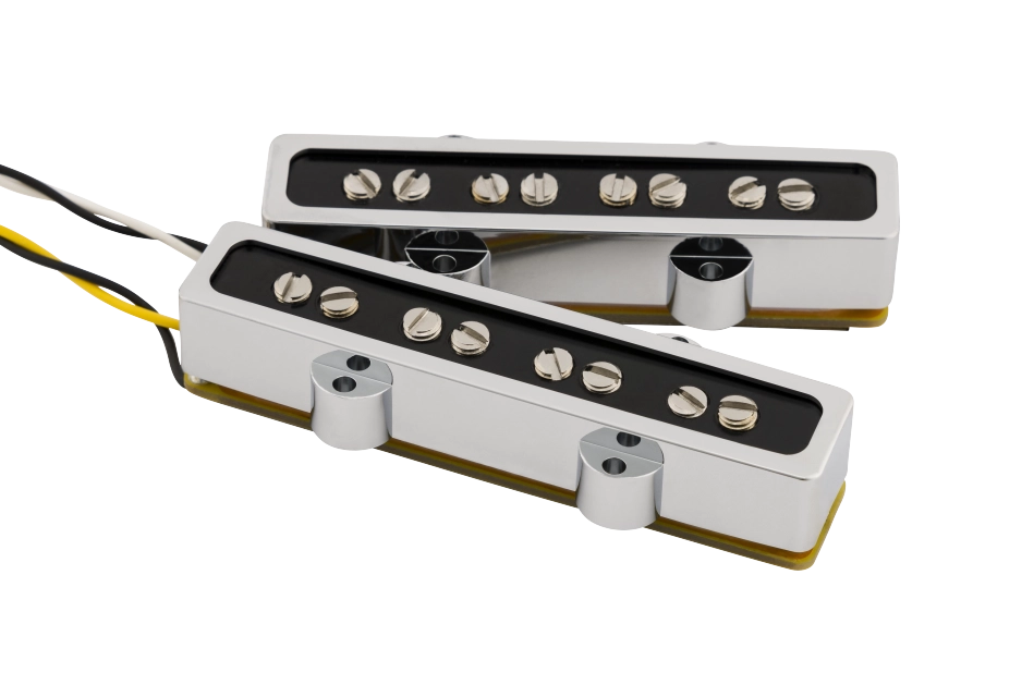 Cobalt Chrome Jazz Bass Pickup Set