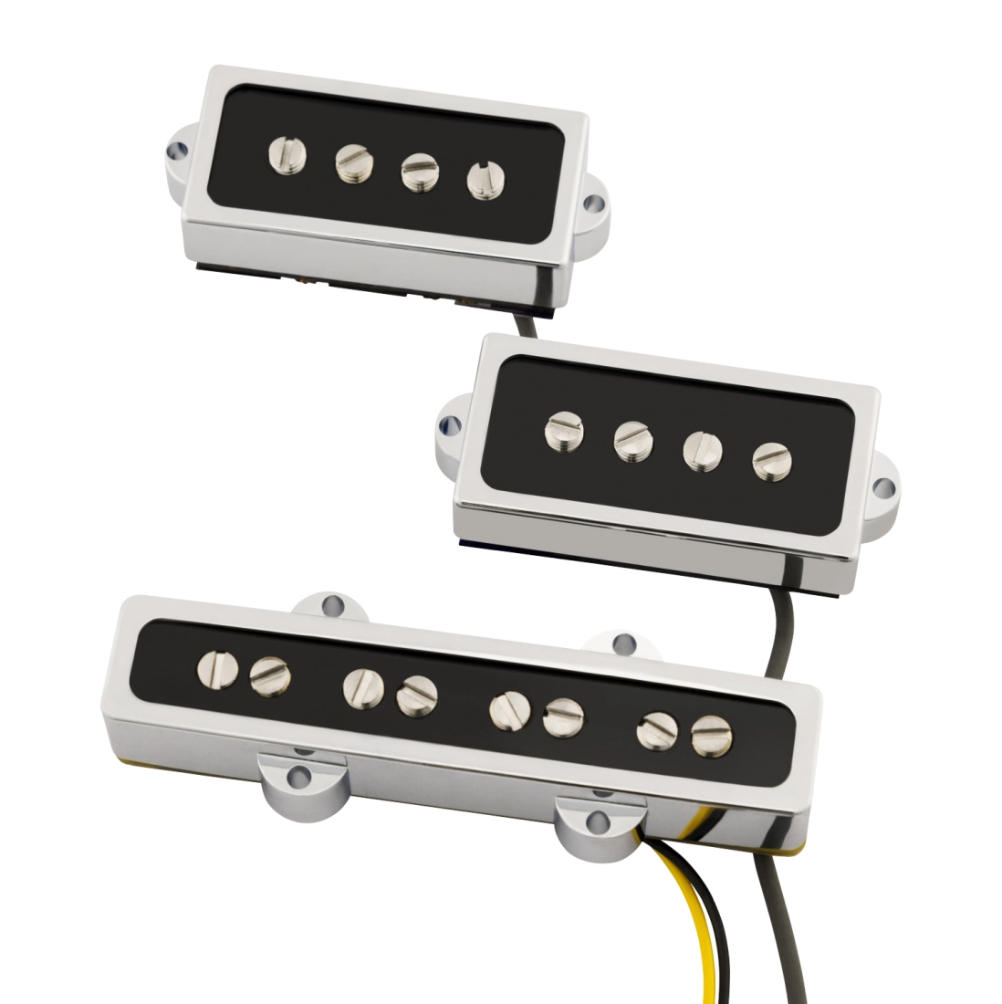 Cobalt Chrome P/J Bass Pickup Set