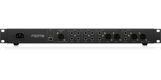 Monitor System Hub with 4 PoE Ports for Personal Mixers or Compatible Stage Boxes