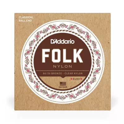 EJ33 - Folk Nylon 80/20 Bronze/Clear Nylon