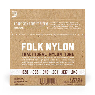 EJ33 - Folk Nylon 80/20 Bronze/Clear Nylon
