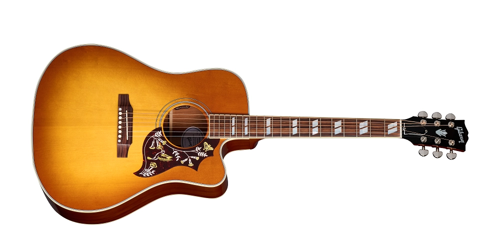 Hummingbird Standard EC Acoustic/Electric Guitar with Hardshell Case - Heritage Cherry Sunburst