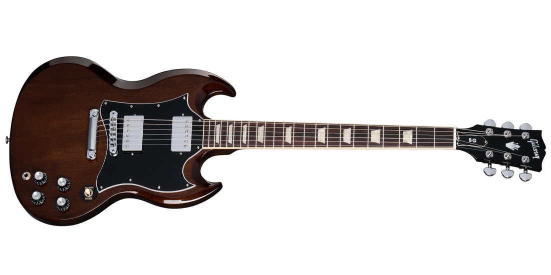 SG Standard Electric Guitar with Gigbag - Dark Walnut