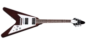 Gibson - 70s Flying V Electric Guitar with Case - Dark Walnut