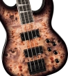 JS Series Concert Bass CB JS3P with Amaranth Fingerboard - Transparent Black Burst