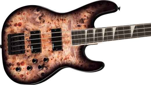 JS Series Concert Bass CB JS3P with Amaranth Fingerboard - Transparent Black Burst