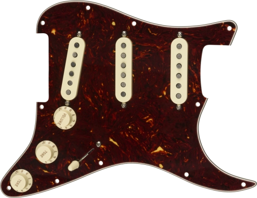 Fender - Pre-Wired Strat Pickguard, Custom Shop Texas Special SSS, 11 Hole - Tortoise Shell