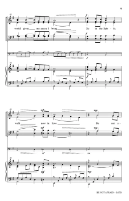 Be Not Afraid - Purifoy - SATB