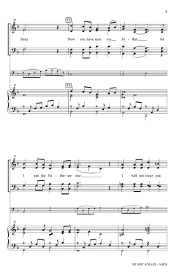 Be Not Afraid - Purifoy - SATB