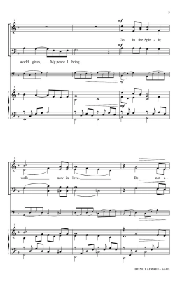 Be Not Afraid - Purifoy - SATB