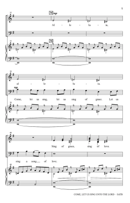 Come, Let Us Sing Unto the Lord - Martin - SATB