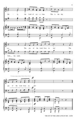 The Joy of the Lord Lives in Me - Mock/Nolan - SATB